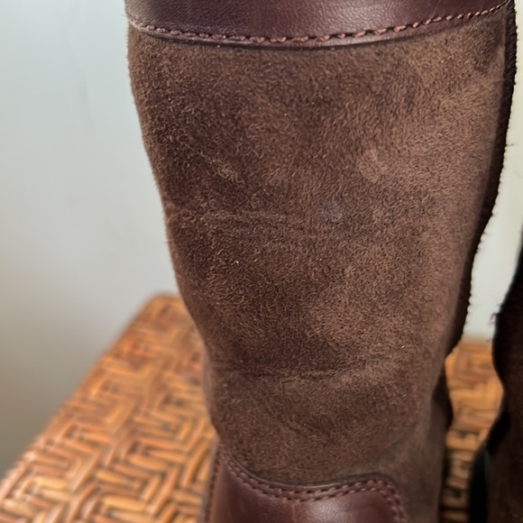 UGG Brooks Waterproof Leather/Shearling Boots - Picture 10 of 16